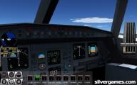 Flugzeug-Simulator: Cockpit